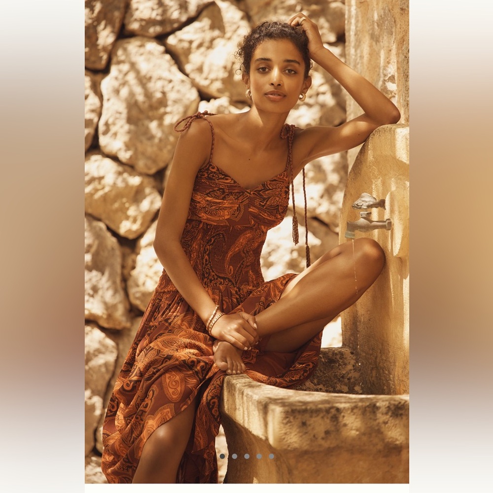 Farm rio printed midi dress